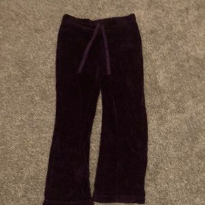 Dark Purple fuzzy Pajama pants